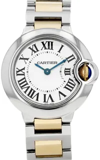 Cartier Ballon Bleu de Cartier 3009 Yellow gold and Stainless steel Silver