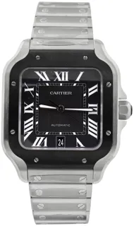 Cartier Santos WSSA0037 40mm Stainless steel Gray