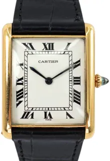 Cartier Tank 17002 28mm Yellow gold White