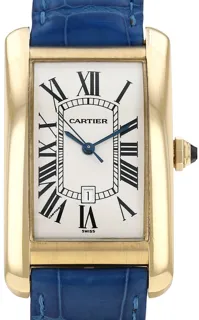 Cartier Tank Américaine 1740 Yellow gold Cream