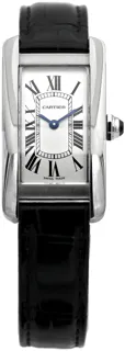 Cartier Tank Américaine WSTA0043 19mm Stainless steel White