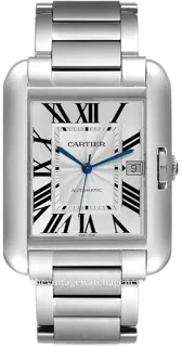 Cartier Tank Anglaise w5310008 47mm Stainless steel Silver