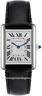 Cartier Tank Must WSTA0059 33.5mm Stainless steel Silver