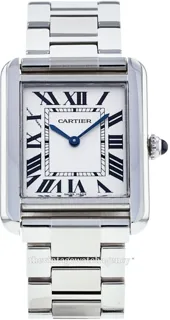 Cartier Tank W5200013 24.5mm Stainless steel Silver