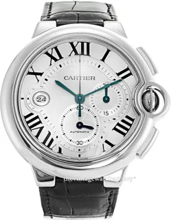 Cartier Ballon Blue W6920003 brushed/polished steel Silver