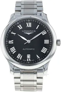 Longines Master Collection L2.628.4.51.6 Stainless steel Black