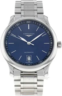 Longines Master Collection L2.628.4.92.6 Brushed/polished steel Blue