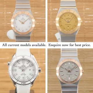 Omega Aqua Terra 220.20.34.20.55.001 Rose gold and Stainless steel White