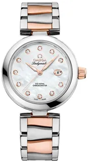 Omega De Ville 425.20.34.20.55.004 Rose gold and Stainless steel White