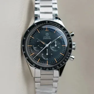 Omega Speedmaster First Omega in Sp 310.30.40.50.06.001 39.5mm Stainless steel Blue