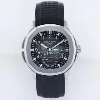 Patek Philippe Aquanaut 5164 40.8mm Stainless steel Black