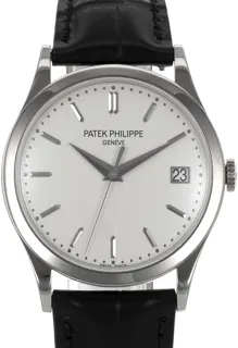 Patek Philippe Calatrava 5296G 38mm White gold Silver