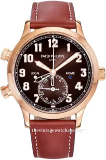 Patek Philippe Calatrava 5524R-001 42mm Rose gold Brown