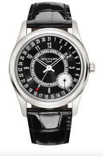 Patek Philippe Calatrava 6006G-001 39mm White gold Black