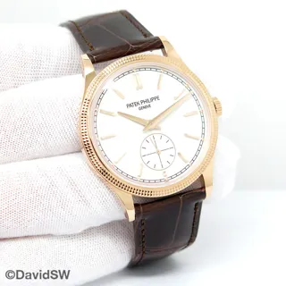 Patek Philippe Calatrava 6119R-001 39mm Rose gold White