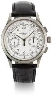 Patek Philippe Chronograph 5170G-001 39mm White gold Silver