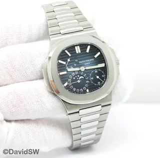 Patek Philippe Nautilus Moonphase 5712/1A-001 40mm Stainless steel Blue