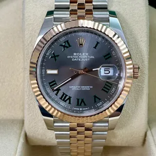 Rolex Datejust 41 126331-0016 Oystersteel and Everose gold Gray