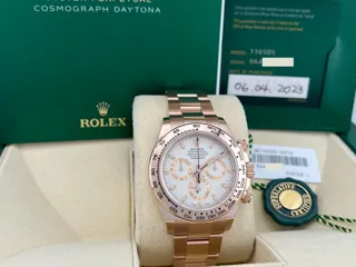 Rolex Daytona 116505 40mm Everose gold White