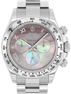 Rolex Daytona 116509NR 40mm White gold Black