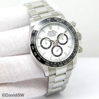 Rolex Daytona 126500LN 40mm Stainless steel White