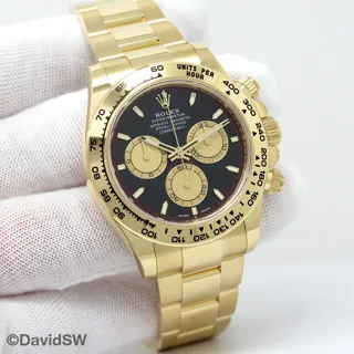 Rolex Daytona 126508 40mm Yellow gold Black