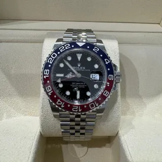 Rolex GMT-Master II 126710BLRO 40mm Stainless steel Black