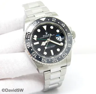 Rolex GMT-Master II 126710GRNR 40mm Stainless steel Black