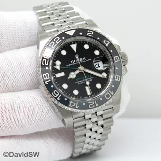 Rolex GMT-Master II 126710GRNR 40mm Stainless steel Black