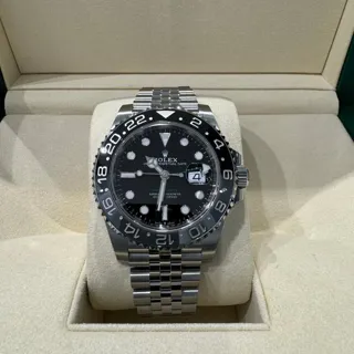 Rolex GMT-Master II 126710GRNR 40mm Stainless steel Black