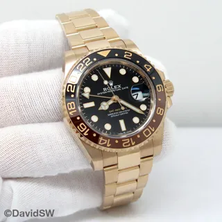 Rolex GMT-Master II 126715CHNR 40mm Everose gold Black