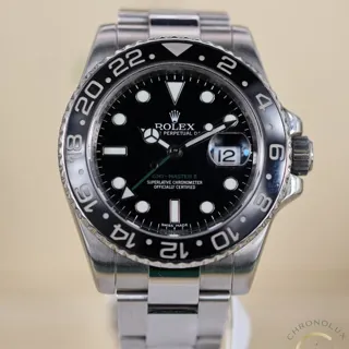 Rolex GMT-Master II 116710LN (GMT-MASTER II  ) 40mm Stainless steel Black