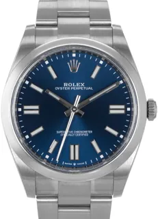 Rolex Oyster Perpetual 124300-0003 Stainless steel Blue