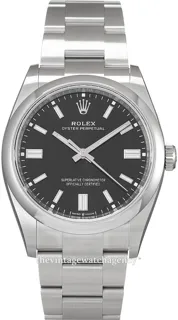 Rolex Oyster Perpetual 126000-0002 36mm Stainless steel Black