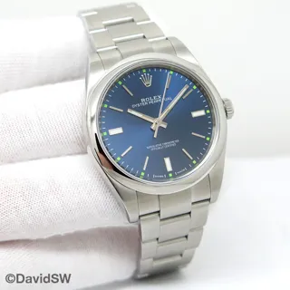 Rolex Oyster Perpetual 39 114300 39mm Stainless steel Blue