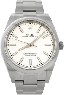 Rolex Oyster Perpetual 39 114300 39mm Stainless steel White