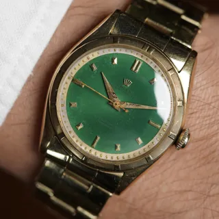 Rolex Oyster Perpetual 6101 34mm Green