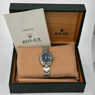 Rolex Oyster Perpetual 69160 26mm Stainless steel Blue