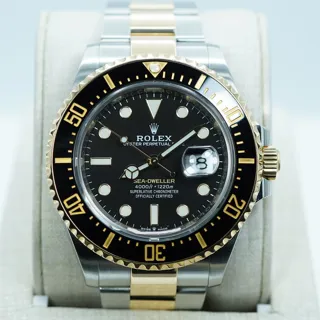 Rolex Sea-Dweller 126603 43mm Yellow gold and Stainless steel Black