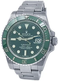 Rolex Submariner 116610LV 40mm Stainless steel Green