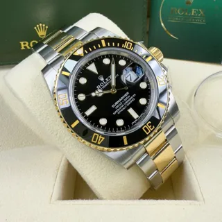 Rolex Submariner 116613LN 40mm 18ct Gold$Stainless Steel Black