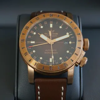 Glycine Airman GL0166 44mm Bronze Brown