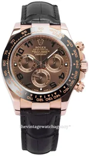 Rolex Daytona 116515ln 40mm Rose gold Black