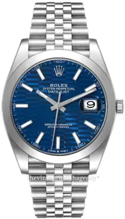 Rolex Datejust 41 126300-0024 Stainless steel Blue