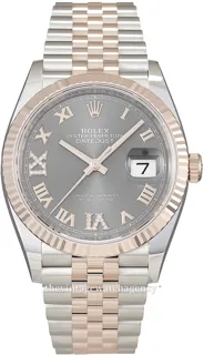 Rolex Datejust 36 126231-0023 Oystersteel and Everose gold Gray