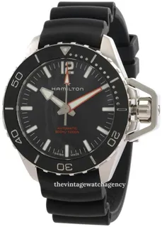 Hamilton Khaki Navy H77825330 Stainless steel Black