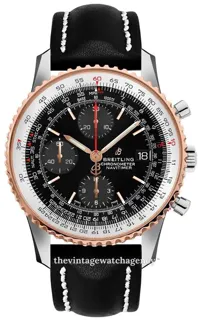 Breitling Navitimer U13324211B1X1 Stainless steel and Red gold Black