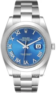 Rolex Datejust 41 126300-0017 Stainless steel Blue