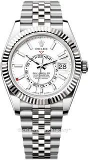 Rolex Sky-Dweller 336934-0004 White gold and Stainless steel White