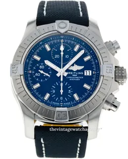 Breitling Avenger A13385101C1X1 Stainless steel Blue